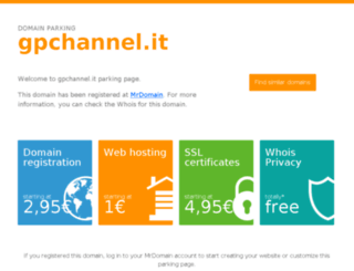 gpchannel.it screenshot