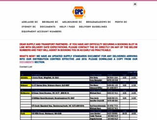 gpcinbound.com screenshot