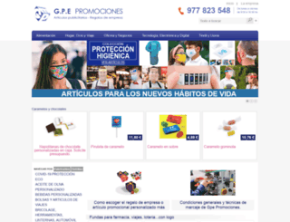 gpepromociones.com screenshot