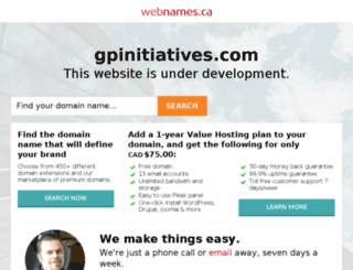 gpinitiatives.com screenshot