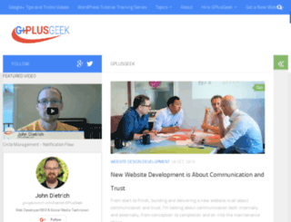 gplusgeek.com screenshot
