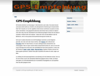 gps-empfehlung.de screenshot