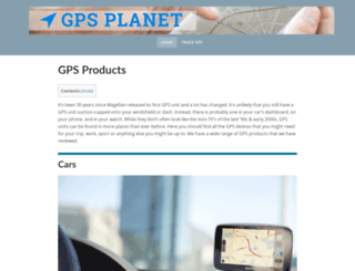 gps-planet.com screenshot