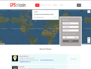 gpsbitcoin.com screenshot