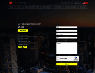 gpsequipment.com screenshot