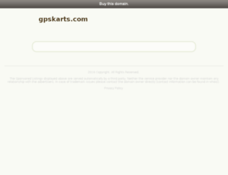 gpskarts.com screenshot