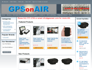 gpsonair.com screenshot
