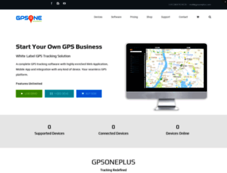 gpsoneplus.com screenshot