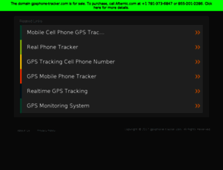 gpsphone-tracker.com screenshot