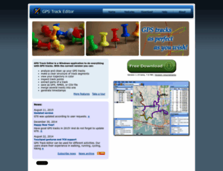gpstrackeditor.com screenshot