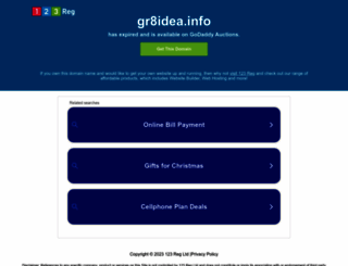 gr8idea.info screenshot