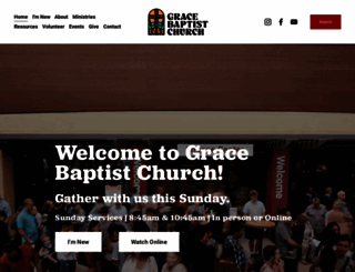 gracebaptist.org screenshot