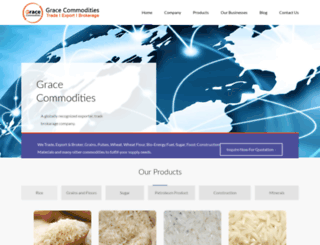 gracecommodities.com screenshot