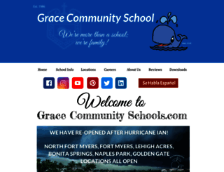 gracecommunityschools.com screenshot