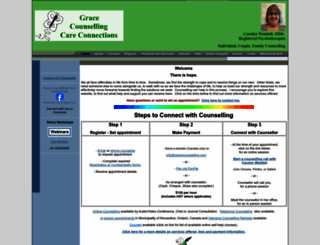 gracecounselling.com screenshot