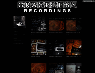 gracelessrecordings.storenvy.com screenshot
