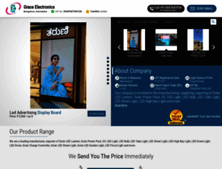 gracelights.in screenshot