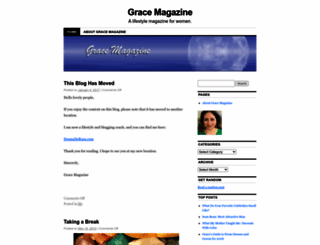 gracemagazine.wordpress.com screenshot
