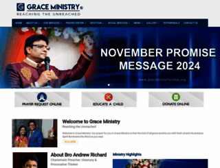 graceministryindia.org screenshot