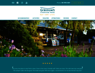 gracetowncaravanpark.com.au screenshot