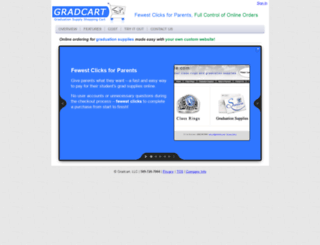 gradcart.com screenshot