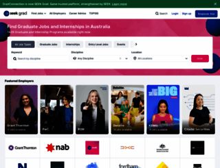 gradconnection.com.au screenshot