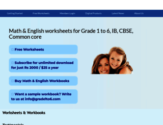 grade1to6.com screenshot