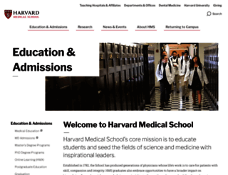 gradeducation.hms.harvard.edu screenshot