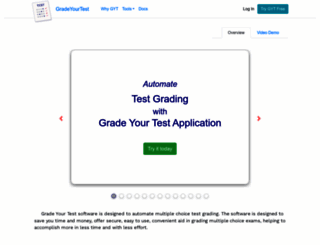 gradeyourtest.com screenshot