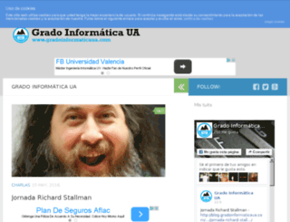 gradoinformaticaua.com screenshot