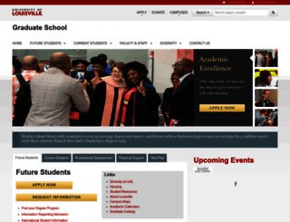graduate.louisville.edu screenshot
