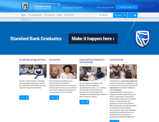 graduate.standardbank.co.za screenshot