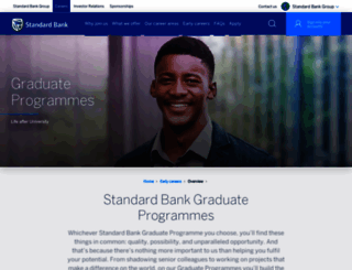 graduate.standardbank.com screenshot