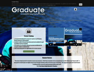 graduatecreditcourses.com screenshot