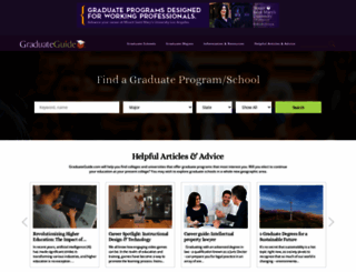 graduateguide.com screenshot