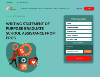 graduateschoolstatementofpurpose.org screenshot