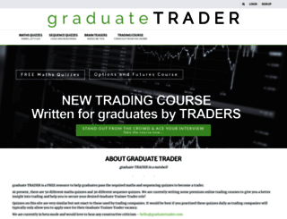 graduatetrader.com screenshot