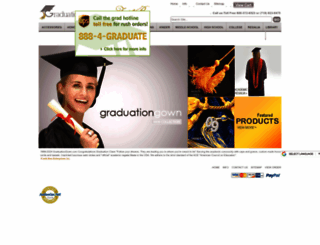 graduationgown.com screenshot