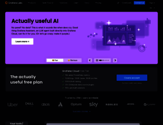 grafana.org screenshot