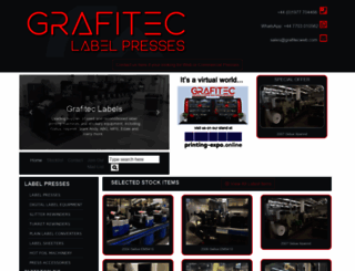 grafitecweblabels.com screenshot