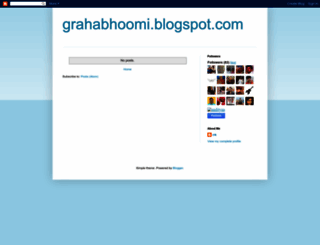grahabhoomi.blogspot.com screenshot