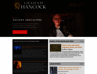 grahamhancock.com screenshot