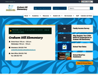 grahamhilles.seattleschools.org screenshot