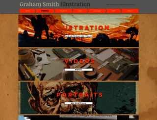 grahamsmithillustration.com screenshot