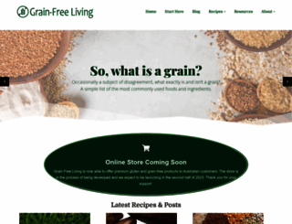 grainfreeliving.com screenshot