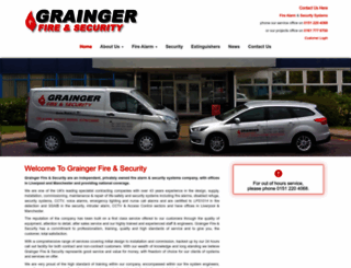 grainger-fire.co.uk screenshot
