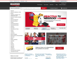 grainger.com.mx screenshot