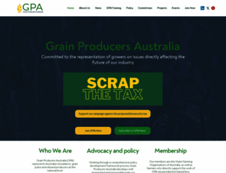 grainproducers.com.au screenshot