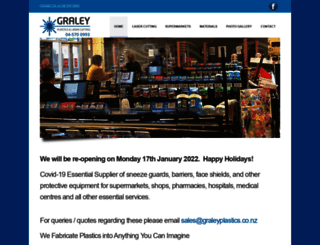 graleyplastics.co.nz screenshot
