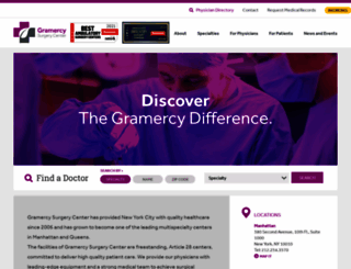 gramercysurgery.com screenshot